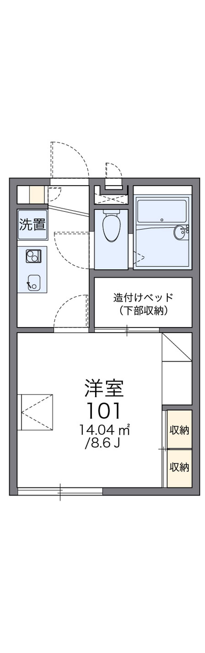 レオパレスＳｈｉｎ 間取図