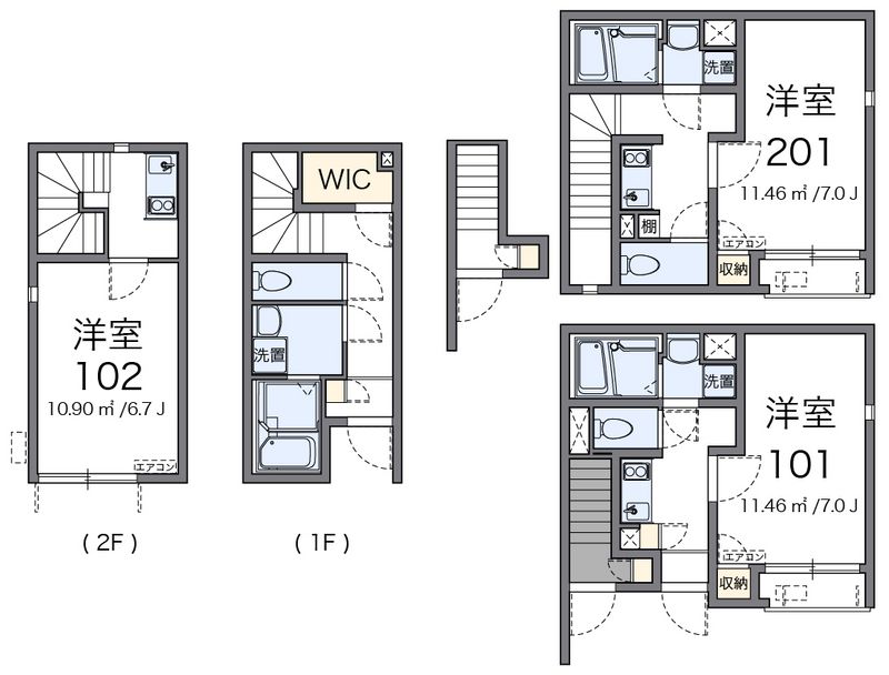 レオネクストＮＫ　Ｖｉｌｌａ 間取図