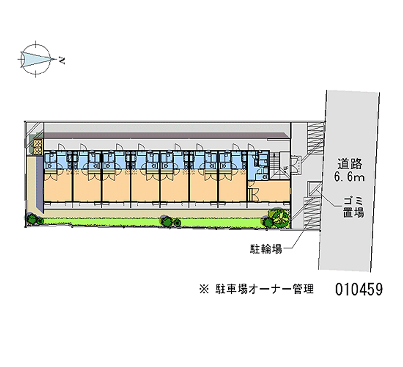 レオパレスナカノ 月極駐車場