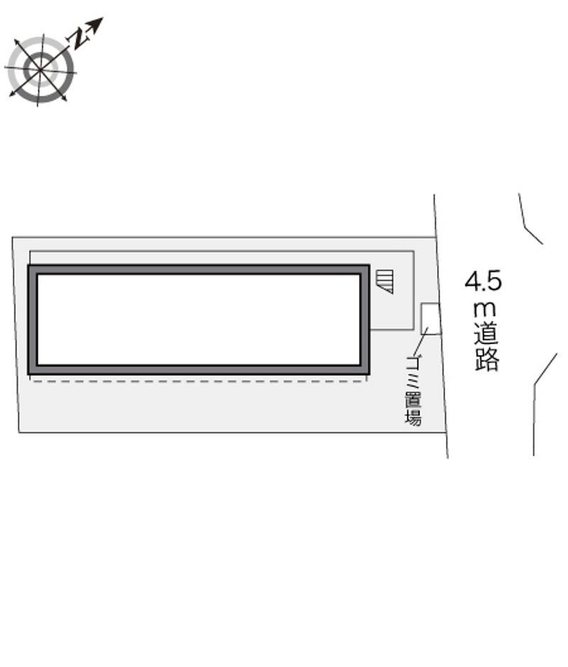 レオパレスサンライズ　ＫＷ 配置図