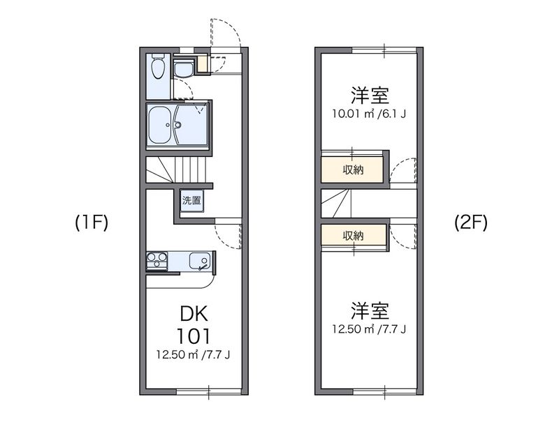 レオパレスヴィラージュＢ 間取図