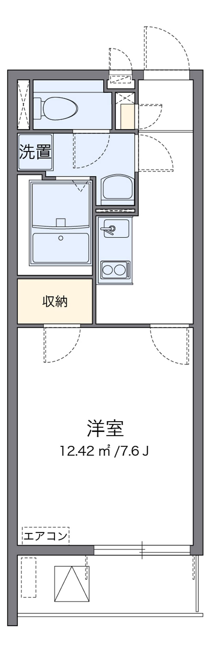 クレイノウィステリア 間取図