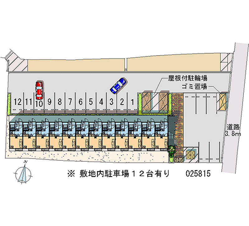 25815 Monthly parking lot