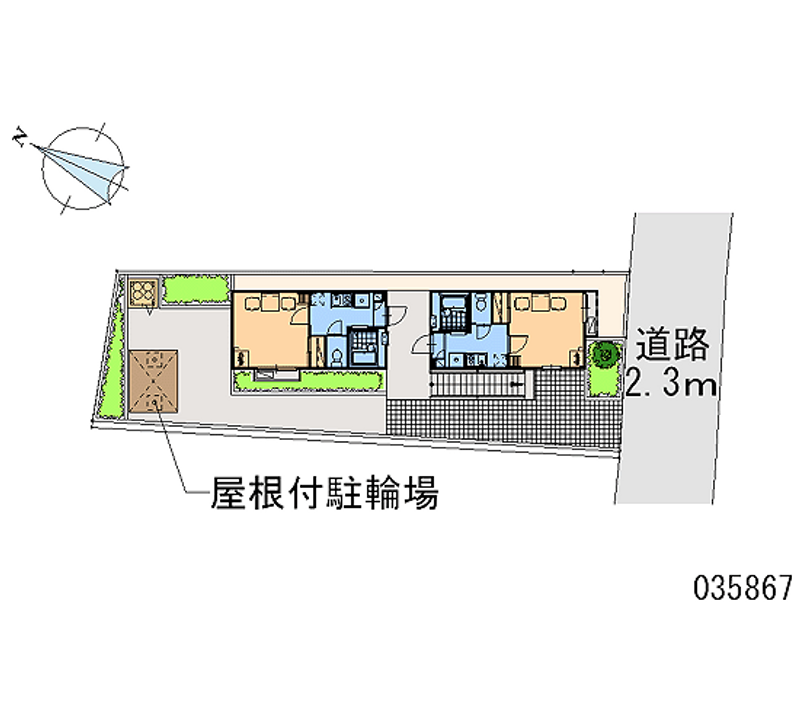 レオパレスコリウス 区画図