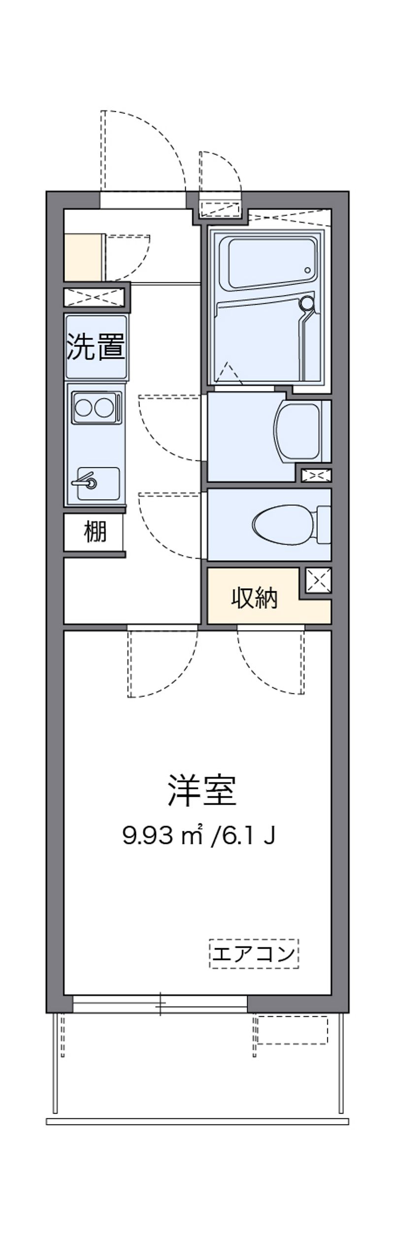 クレイノ樽崎Ⅱ 間取図