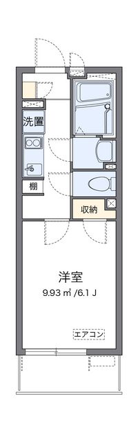 クレイノ樽崎Ⅱ 間取り図