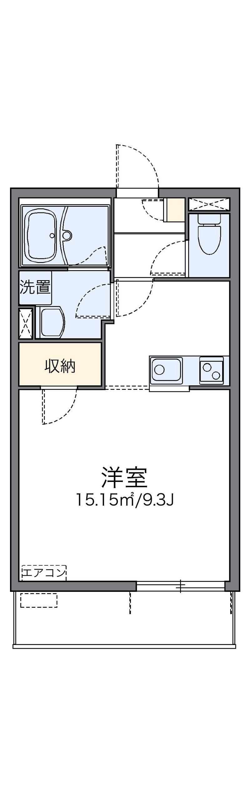 レオネクストレオテクノポリス２ 間取図