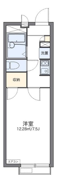 レオパレスピュアグリーンⅢ 間取り図