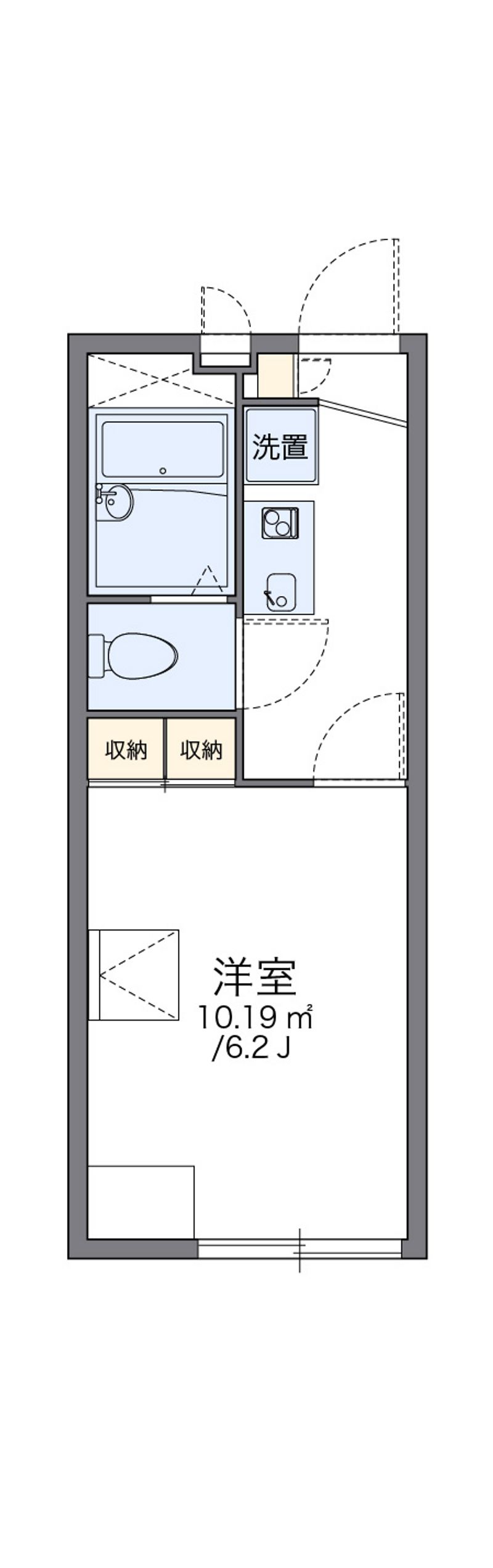 レオパレスエスペランサ 間取図