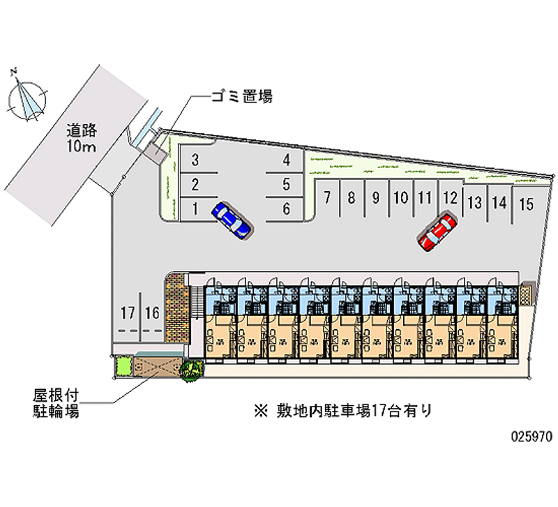 レオパレスプロバンス 月極駐車場