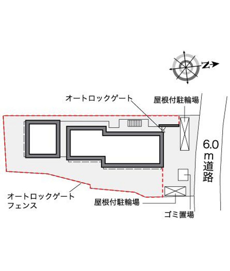 レオパレス壽光Ⅰ 配置図