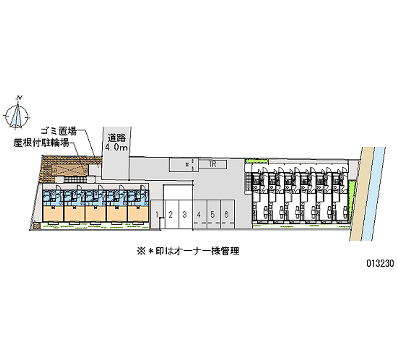 レオパレスヒライ 月極駐車場