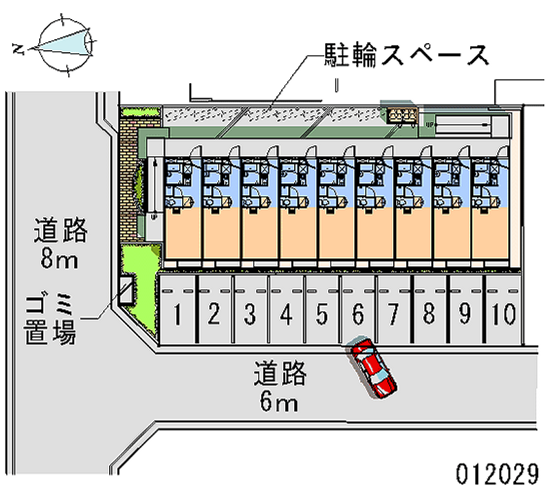 レオパレス西田 月極駐車場