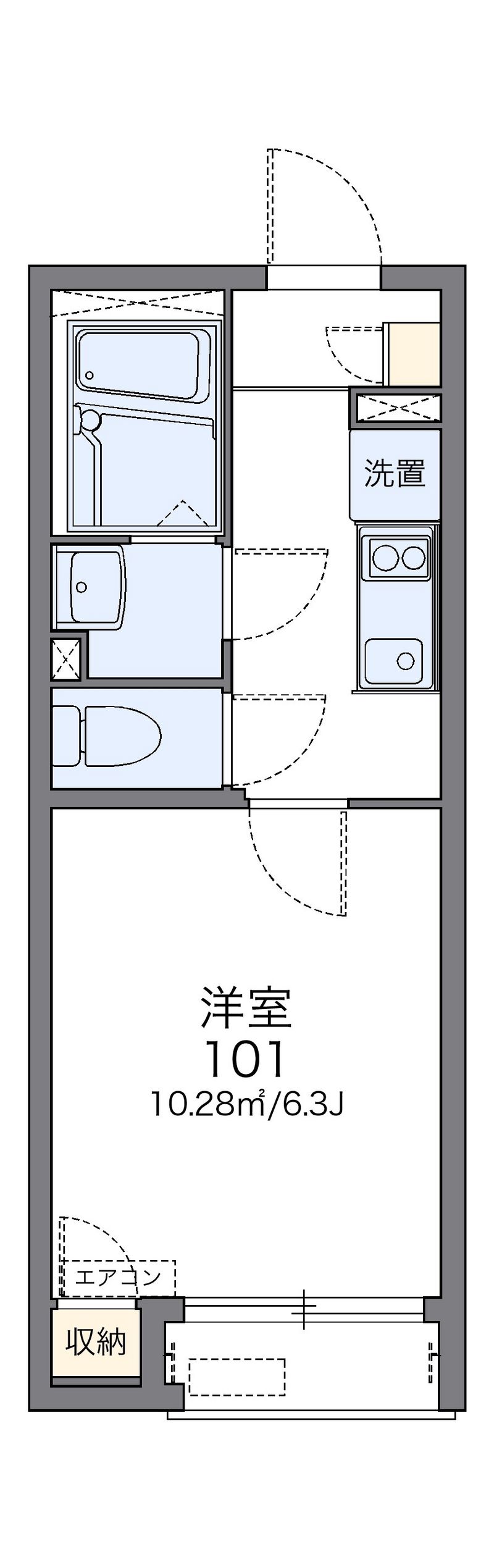 レオネクストブラウン 間取図