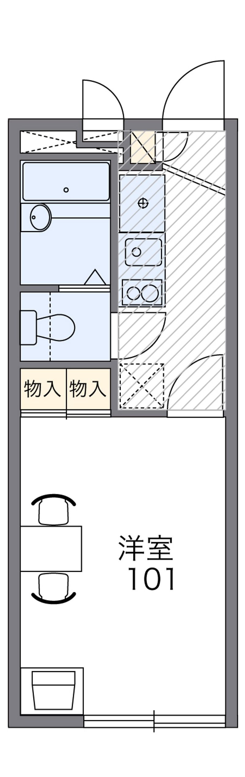 レオパレスＯＨＴＡＮＩ 間取図