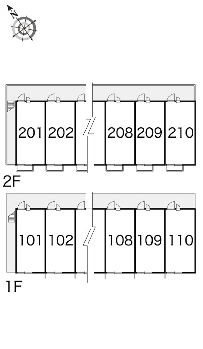 レオパレスステラ 間取配置図