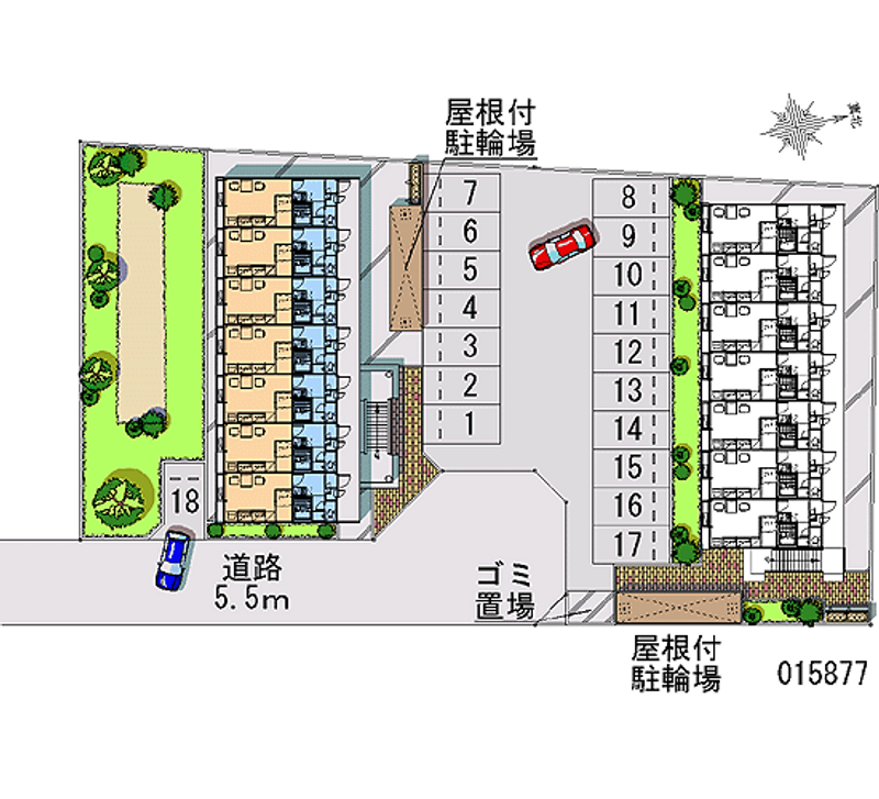 15877月租停車場