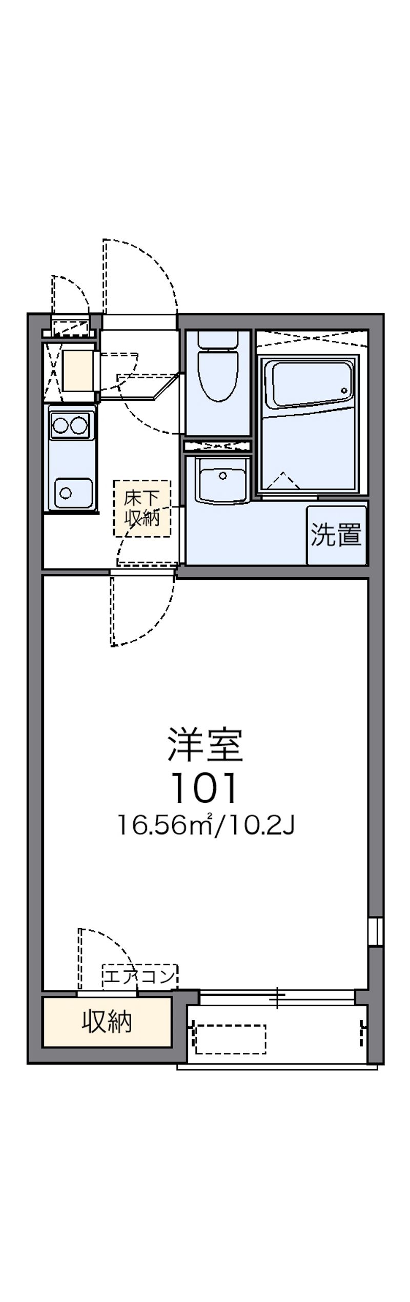 レオネクストアイエフ 間取図