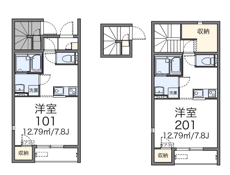 レオネクストＥＮＩＳＨＩ 間取図