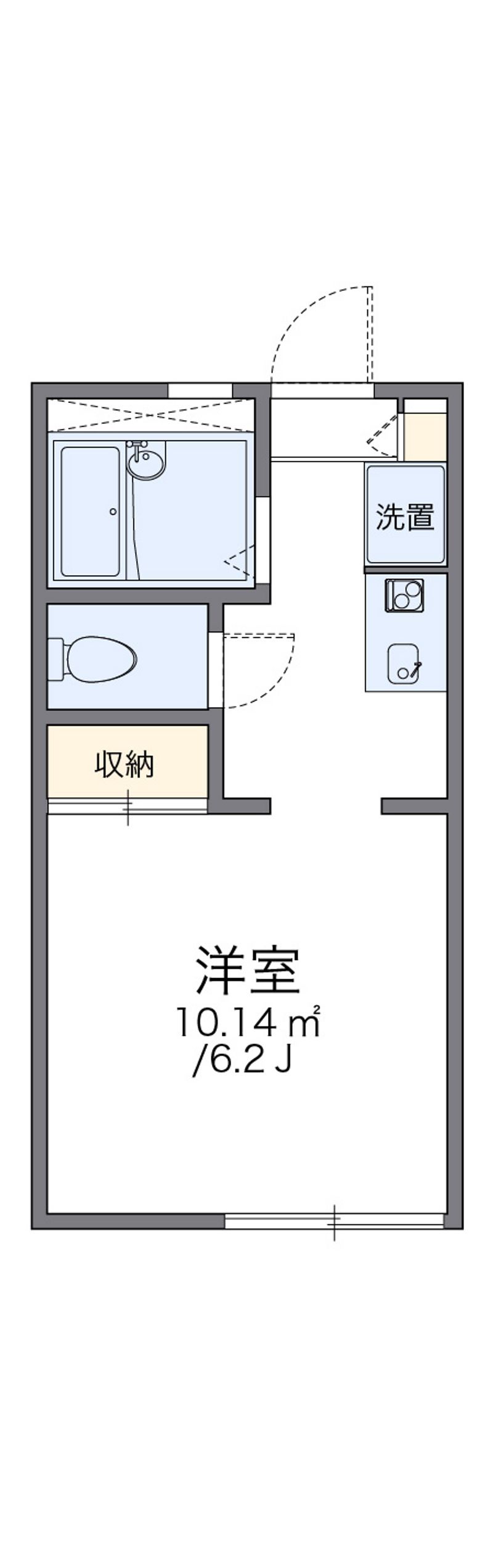 レオパレスＡＸＩＡ 間取図