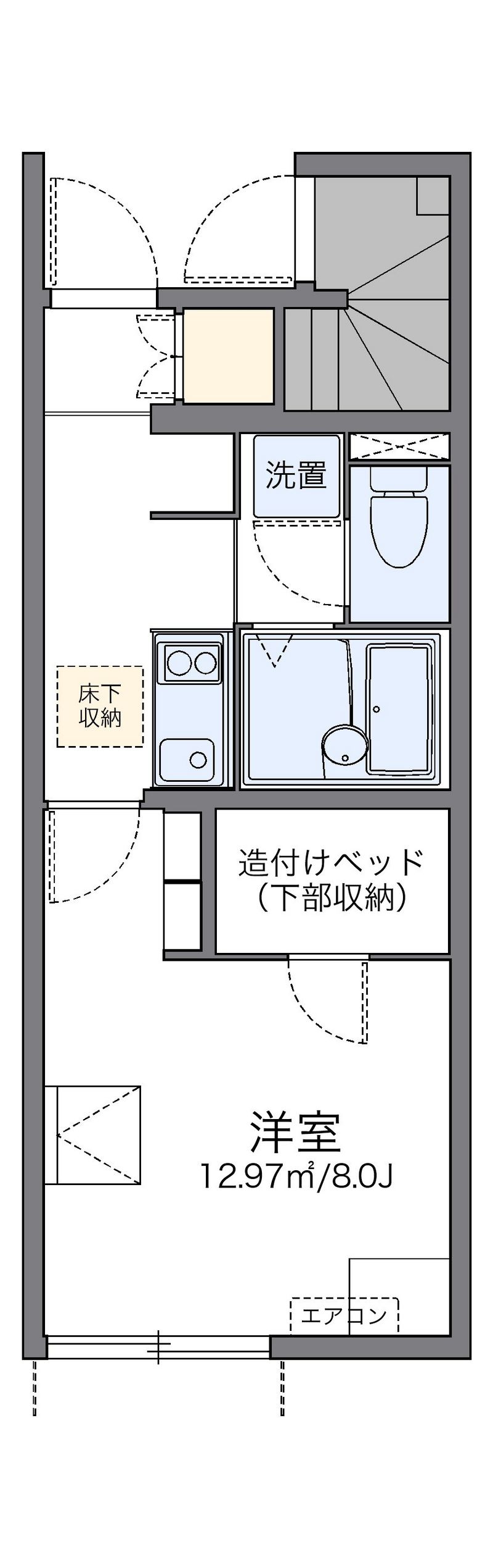 レオネクストメゾンヒカリ　茅野 間取図
