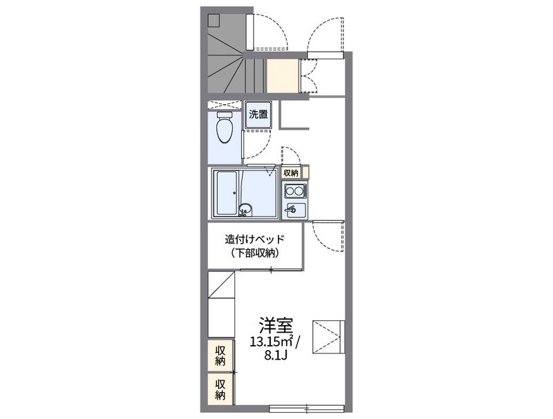 レオパレスｎｅｗ伊部 間取図