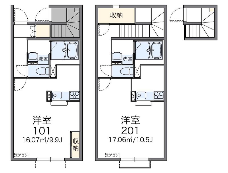 レオネクストビィグラッドⅡ 間取図
