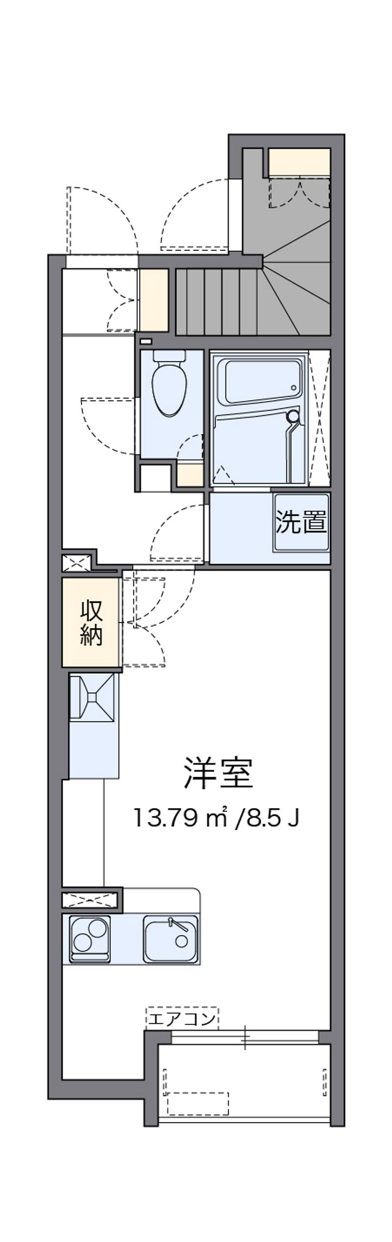 ミランダＪ　ヴィレッタ　Ⅱ 間取図
