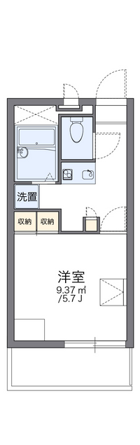 レオパレスクエスト　Ｋ 間取り図