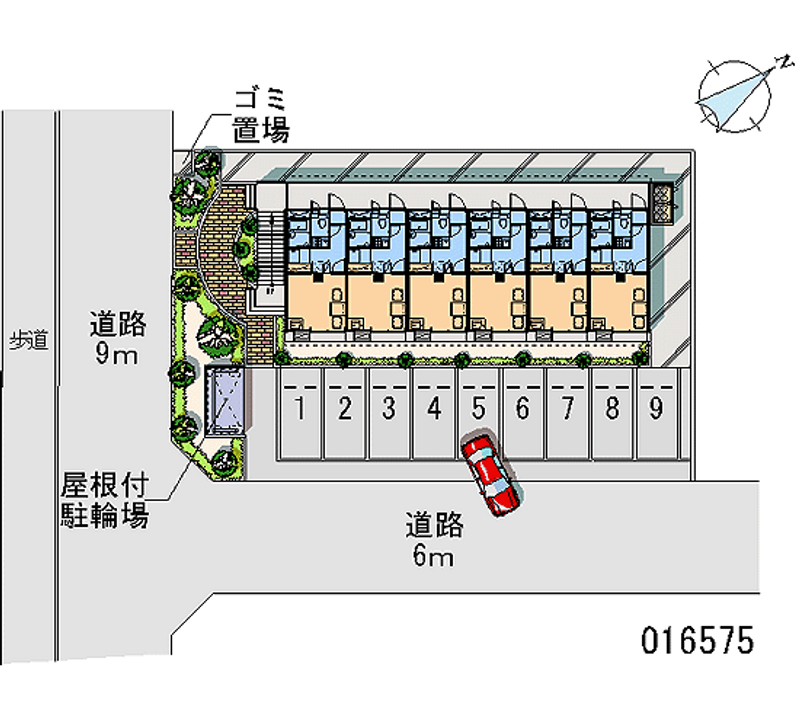 16575 Monthly parking lot