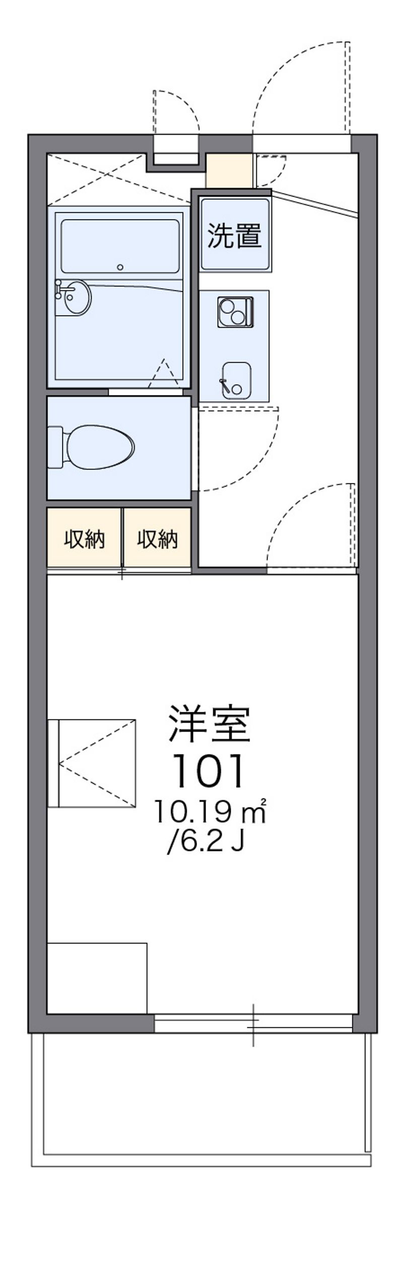 レオパレスＤＡＩＳＥＮ 間取図