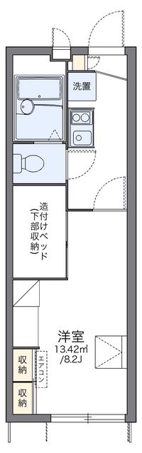 レオパレスドマーニ　サルーテ 間取り図