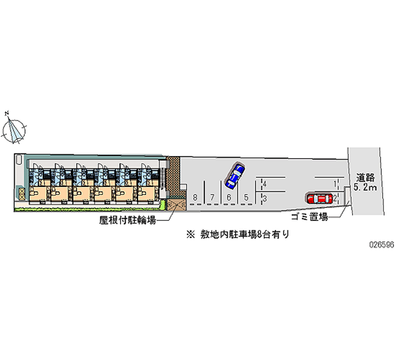 26596 bãi đậu xe hàng tháng