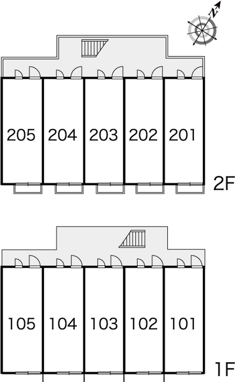 レオパレスゼルコバ 間取配置図