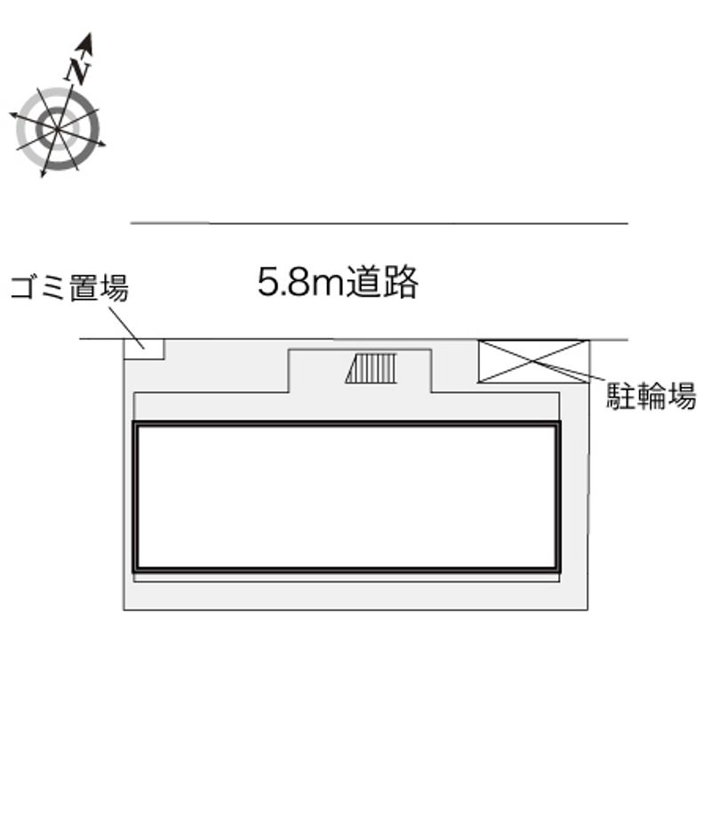 レオパレス向之芝 配置図