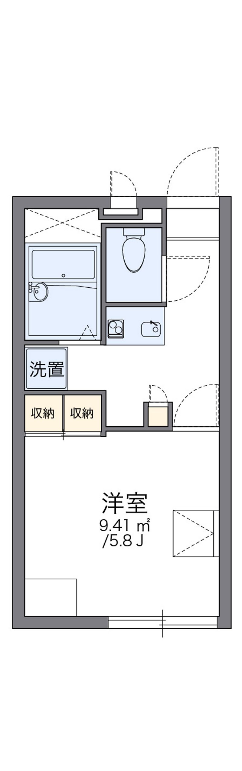 レオパレスＭＯＫＵＲＥＮ 間取図