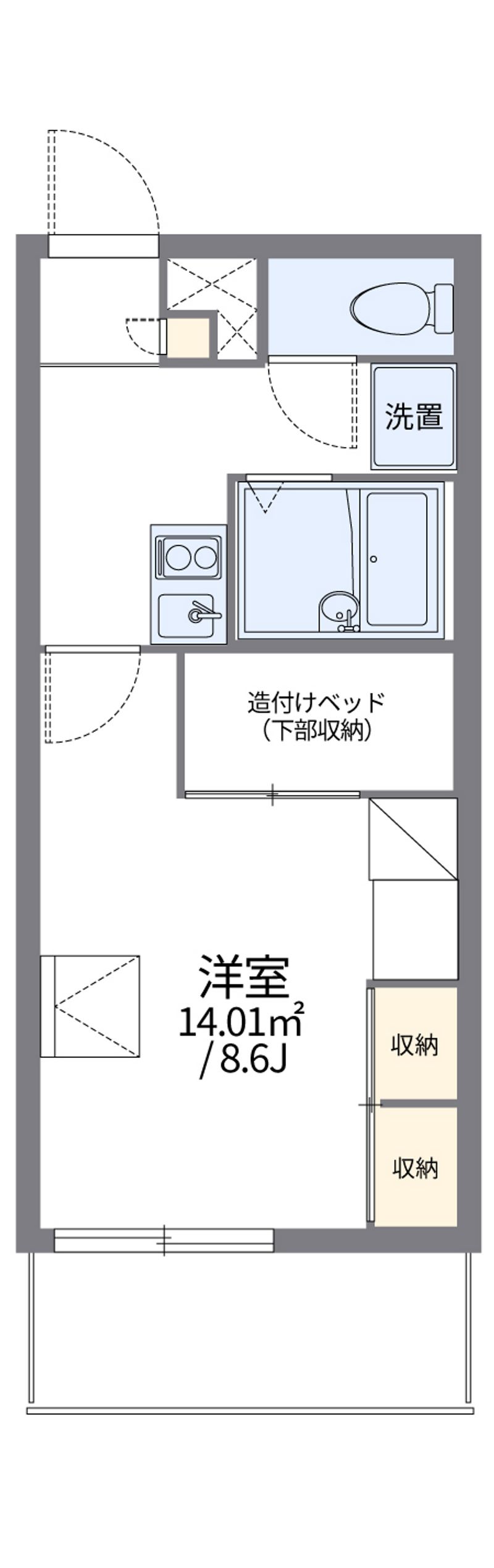 leopalace You & Kei Floor plan