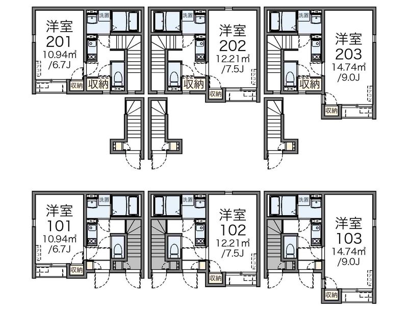 レオネクストコートハウス塚越 間取図