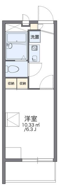 レオパレス富士見台 間取り図