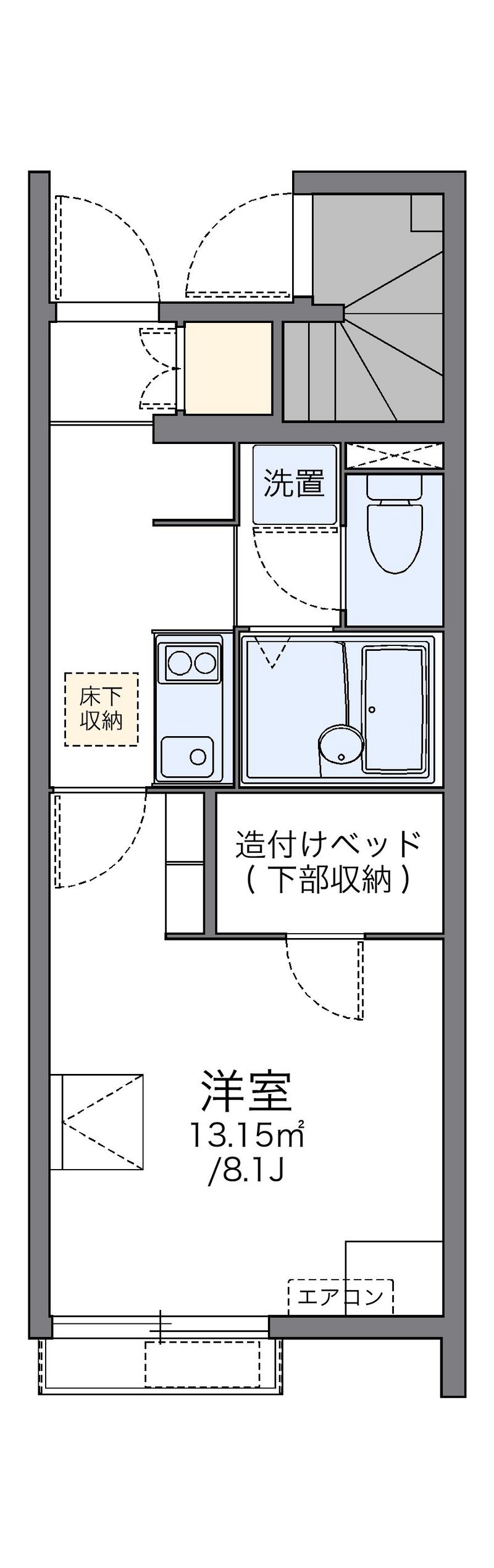 レオネクストエフ　ニイジマⅤ 間取図