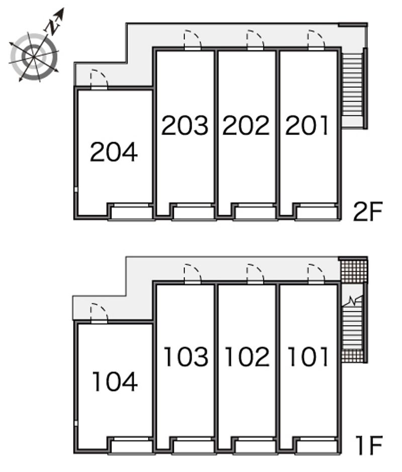 レオネクストコンフォート汐入Ⅰ 間取配置図