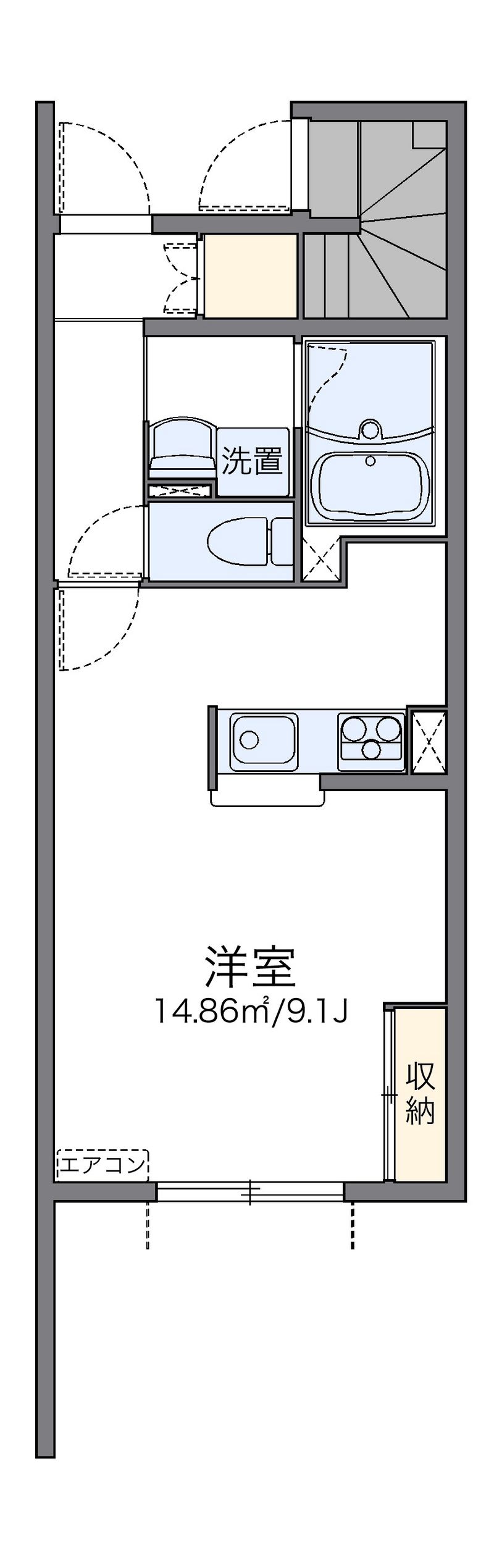 レオネクストなのはな 間取図
