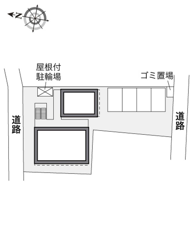 レオパレスつばさ 配置図