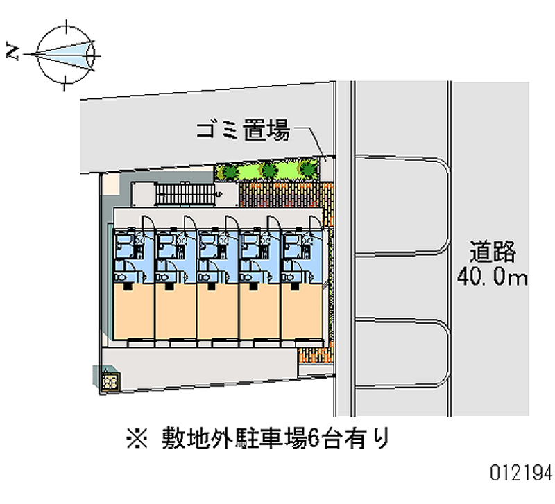 レオパレス千ーＳＥＮーⅠ 月極駐車場