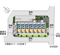 レオパレスソフィア　オオタ 区画図