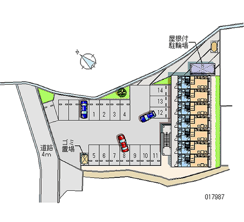 レオパレスちくま 月極駐車場