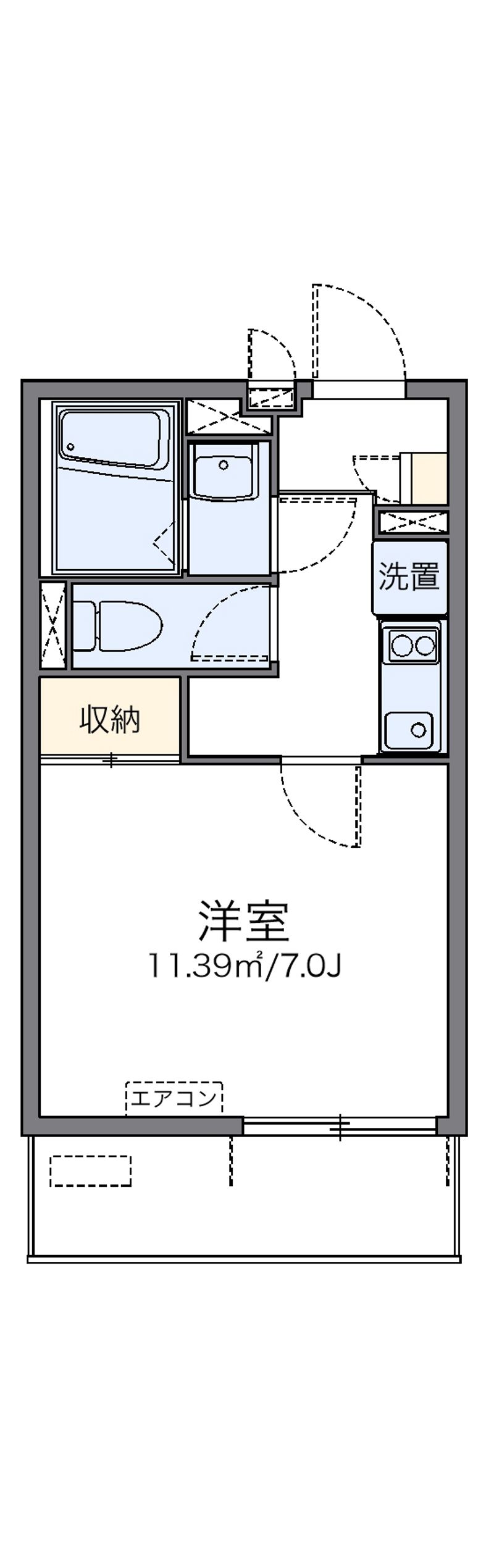 レオネクストアンビシャスＶＩＧ 間取図