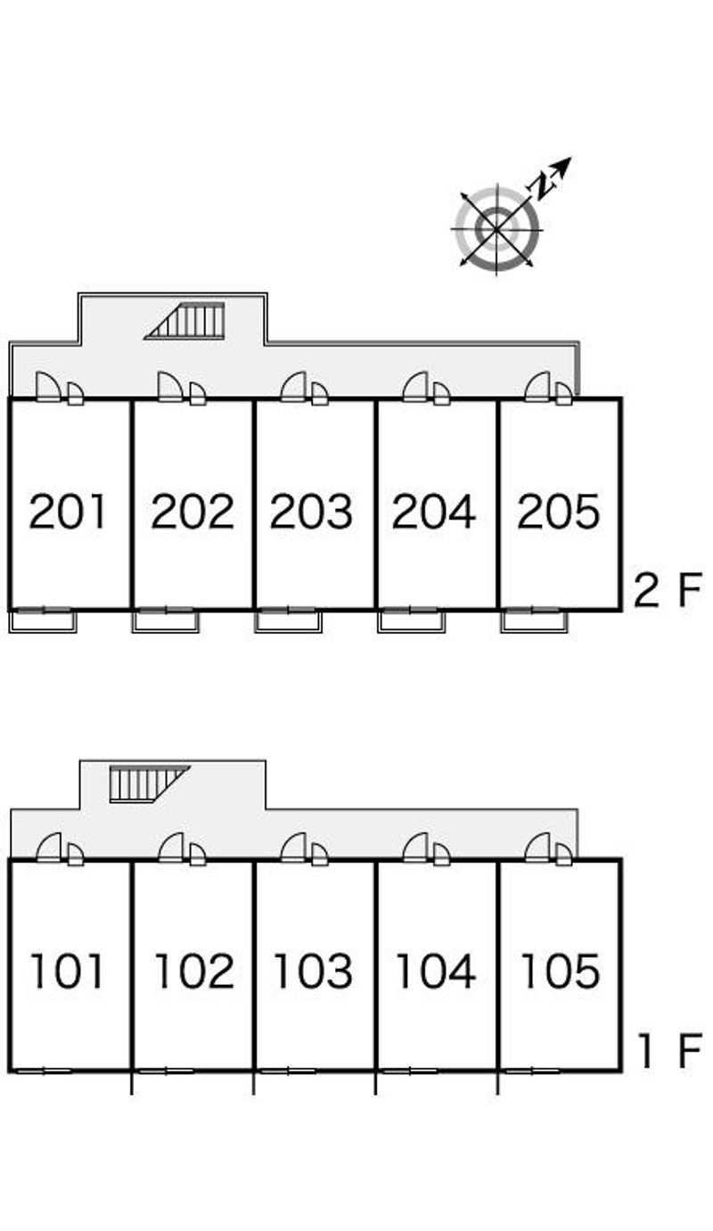 レオパレス青柳 間取配置図