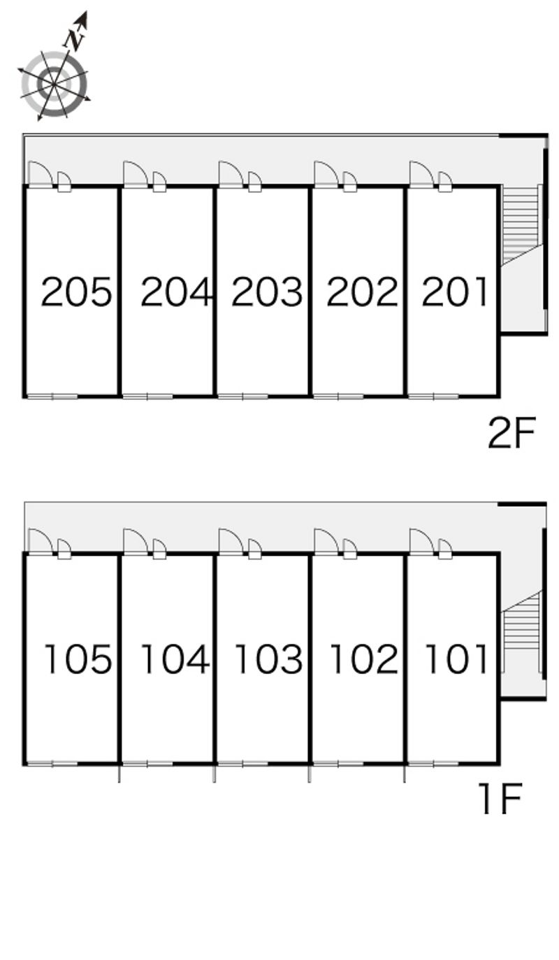 leopalace Sendai B Bản vẽ sơ đồ bố trí nhà