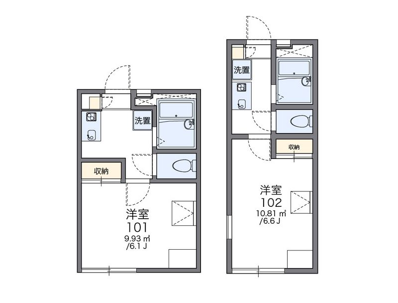 レオパレスリレーション 間取図